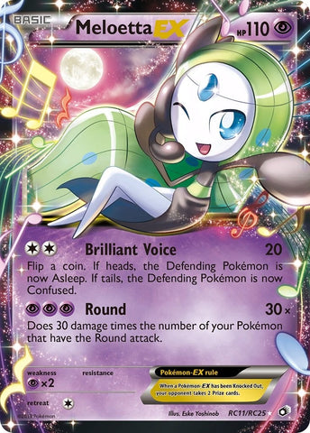 Image for Meloetta EX (RC11/RC25) [Legendary Treasures: Radiant Collection]