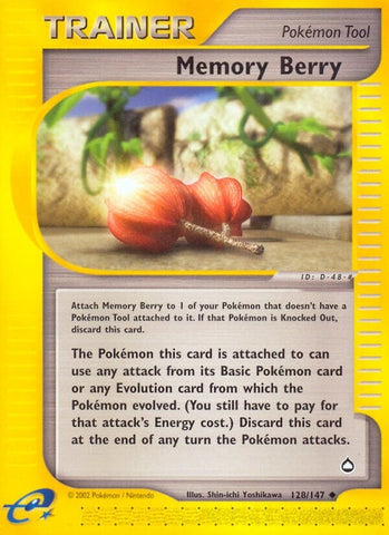 Image for Memory Berry (128/147) [Aquapolis]