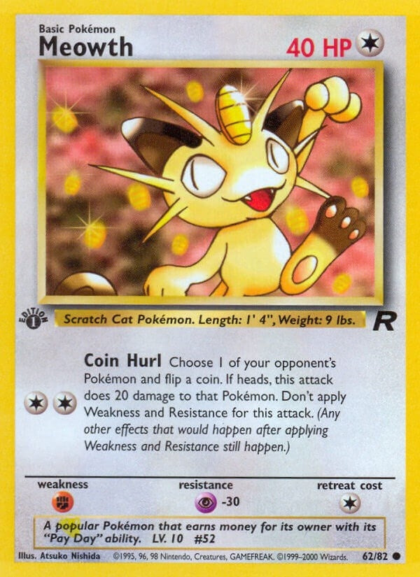 Image for Meowth (62/82) [Team Rocket]