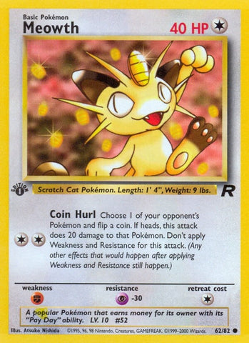 Image for Meowth (62/82) [Team Rocket]