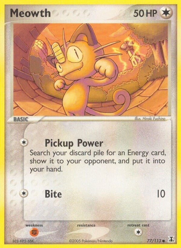 Image for Meowth (77/113) [Delta Species]