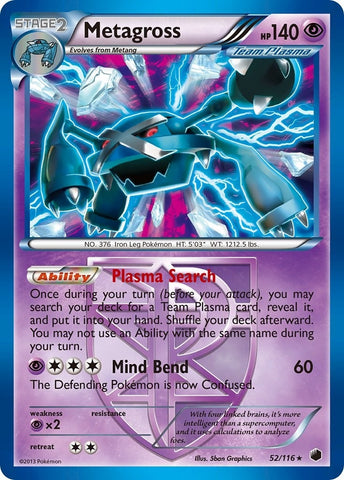 Image for Metagross (Team Plasma) (52/116) [Plasma Freeze]