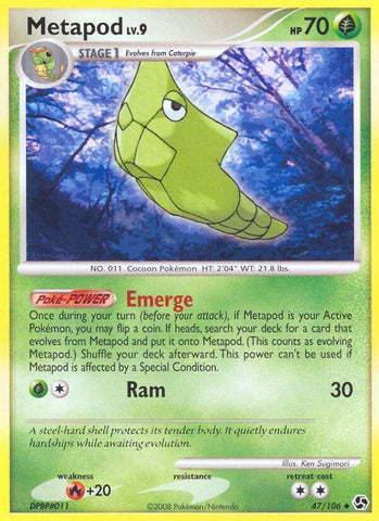 Image for Metapod (47/106) [Great Encounters]