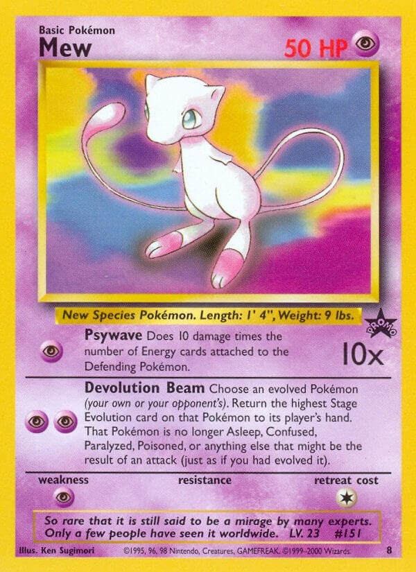 Image for Mew (8) (8) [WoTC Promo]