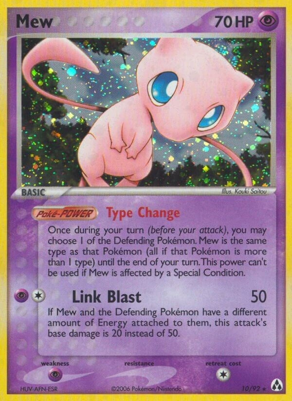 Image for Mew (10/92) [Legend Maker]