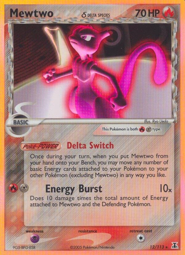 Image for Mewtwo (Delta Species) (12/113) [Delta Species]