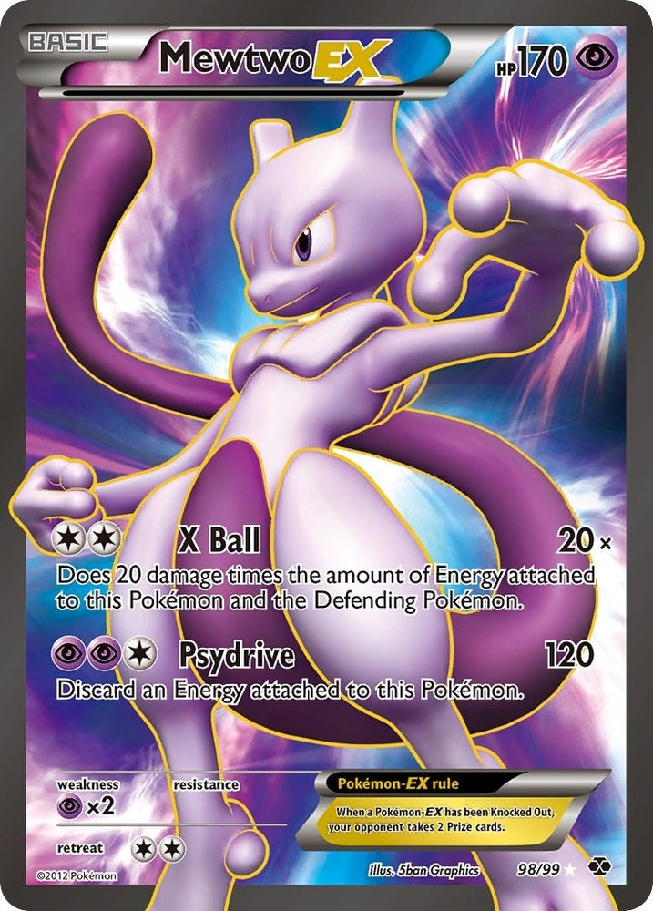 Image for Mewtwo EX (98 Full Art) (98/99) [Next Destinies]
