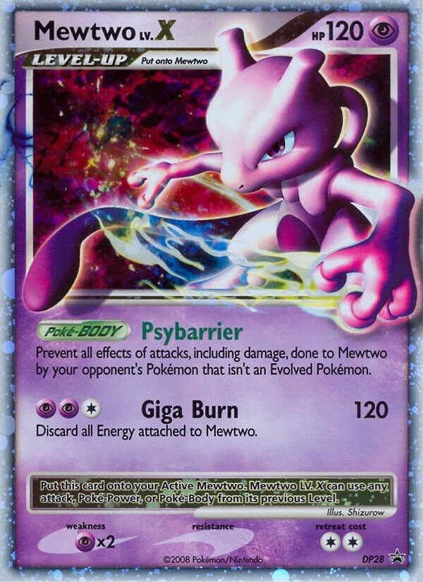 Image for Mewtwo LV.X (DP28) [Diamond and Pearl Promos]