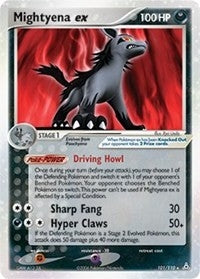 Image for Mightyena ex (101/110) [Holon Phantoms]