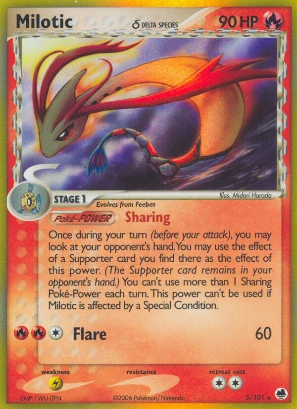 Image for Milotic (Delta Species) (5/101) [Dragon Frontiers]