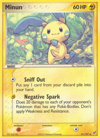 Image for Minun (41/107) [Deoxys]