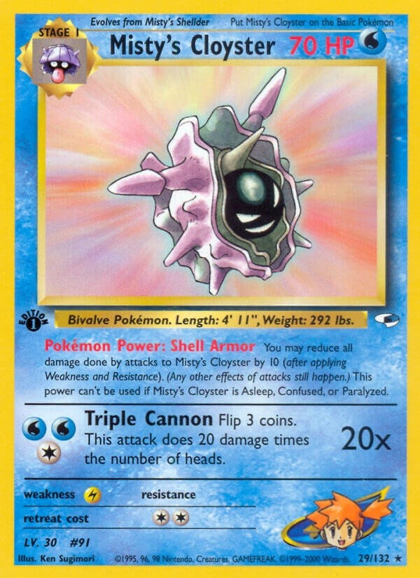 Image for Misty's Cloyster (029/132) [Gym Heroes]