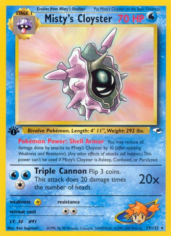 Image for Misty's Cloyster (029/132) [Gym Heroes]
