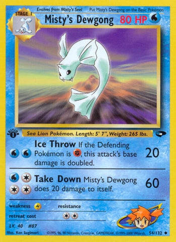 Image for Misty's Dewgong (054/132) [Gym Challenge]