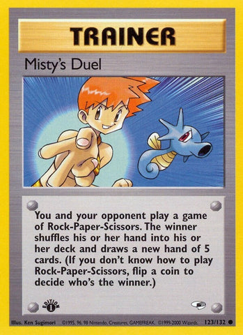 Image for Misty's Duel (123/132) [Gym Heroes]