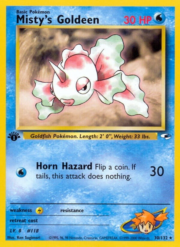 Image for Misty's Goldeen (30) (030/132) [Gym Heroes]
