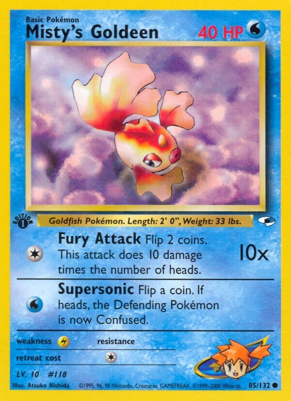Image for Misty's Goldeen (85) (085/132) [Gym Heroes]