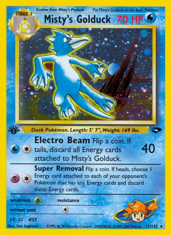 Image for Misty's Golduck (012/132) [Gym Challenge]