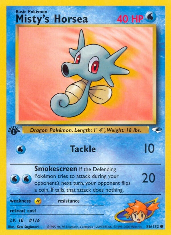 Image for Misty's Horsea (086/132) [Gym Heroes]