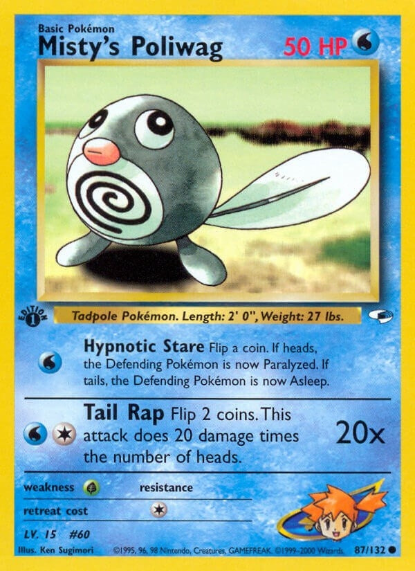 Image for Misty's Poliwag (087/132) [Gym Heroes]
