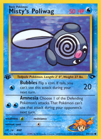 Image for Misty's Poliwag (089/132) [Gym Challenge]