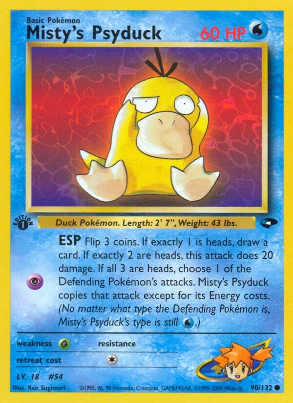 Image for Misty's Psyduck (090/132) [Gym Challenge]