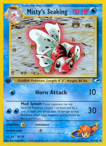 Image for Misty's Seaking (055/132) [Gym Heroes]