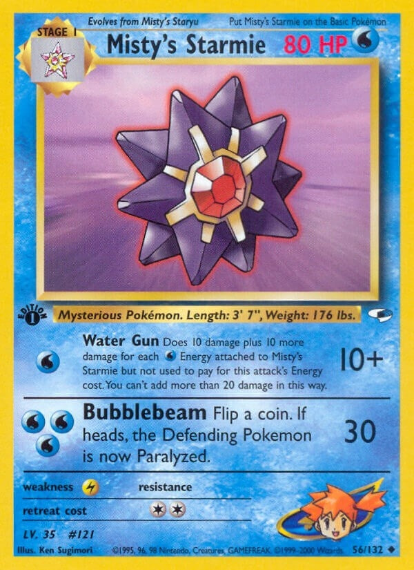Image for Misty's Starmie (056/132) [Gym Heroes]
