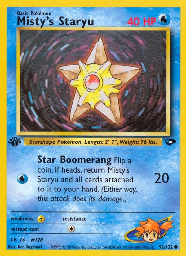 Image for Misty's Staryu (092/132) [Gym Challenge]