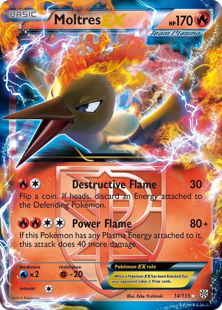 Image for Moltres EX (Team Plasma) (14/135) [Plasma Storm]