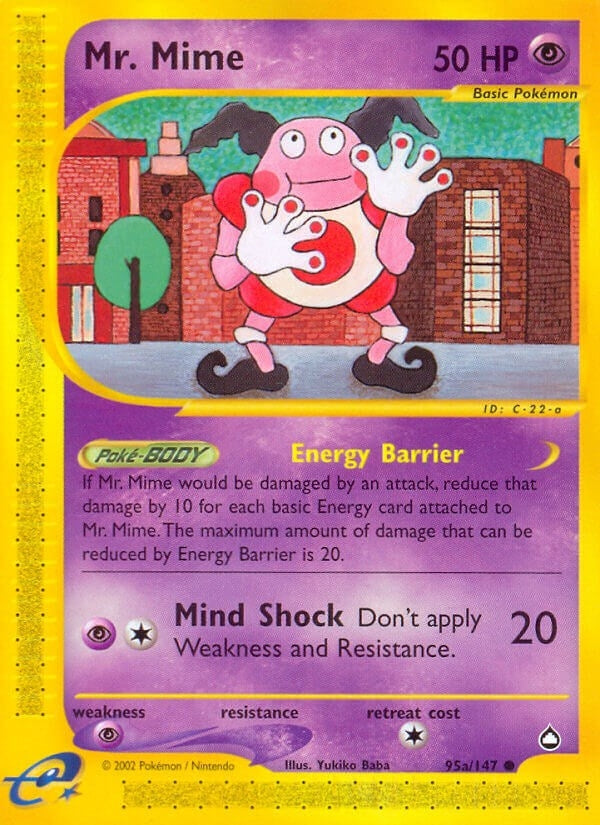 Image for Mr. Mime (95a) (095a/147) [Aquapolis]