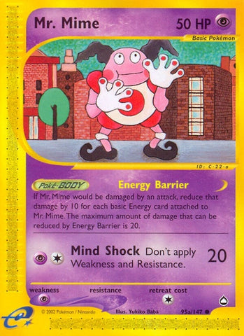 Image for Mr. Mime (95a) (095a/147) [Aquapolis]