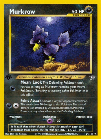 Image for Murkrow (024/111) (Neo Genesis) - Pokemon