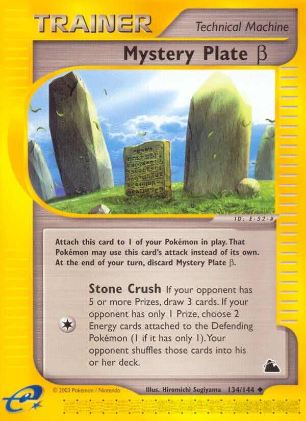 Image for Mystery Plate Beta (134/144) [Skyridge]