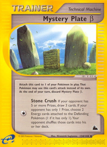 Image for Mystery Plate Beta (134/144) [Skyridge]
