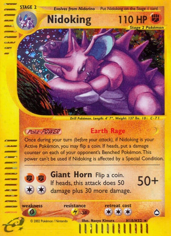Image for Nidoking (H18) (H18/H32) [Aquapolis]