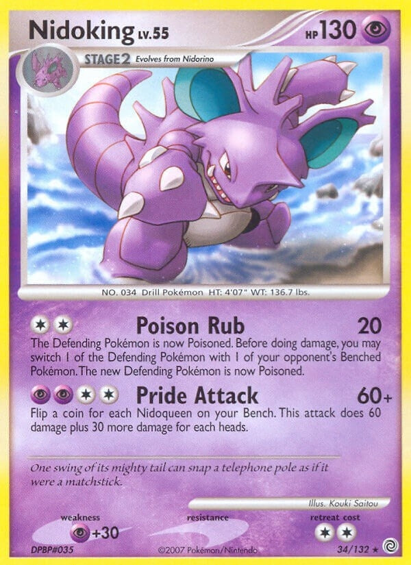 Image for Nidoking (34/132) [Secret Wonders]