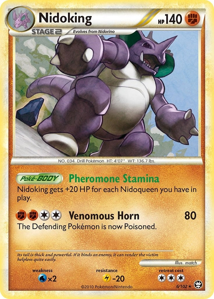 Image for Nidoking (6/102) [Triumphant]
