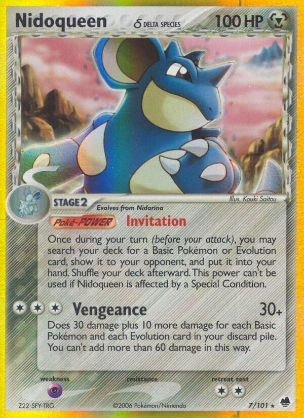 Image for Nidoqueen (Delta Species) (7/101) [Dragon Frontiers]
