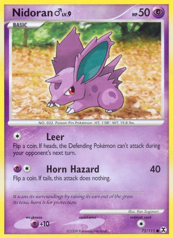 Image for Nidoran M (72/111) [Rising Rivals]