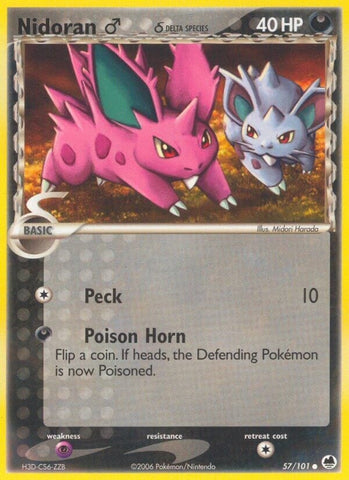 Image for Nidoran M (Delta Species) (57/101) [Dragon Frontiers]