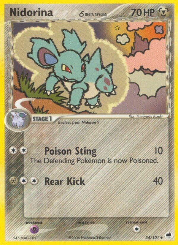 Image for Nidorina (Delta Species) (34/101) [Dragon Frontiers]