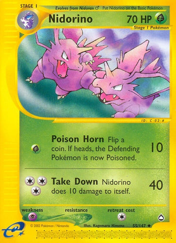 Image for Nidorino (055/147) [Aquapolis]