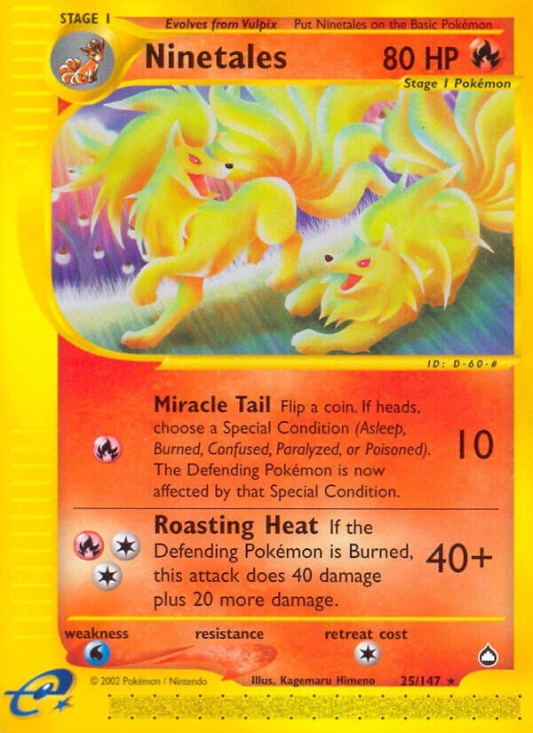 Image for Ninetales (025/147) [Aquapolis]