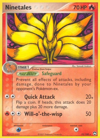 Image for Ninetales (19/108) [Power Keepers]