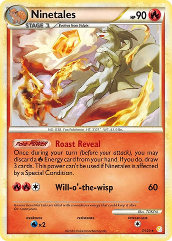 Image for Ninetales (7/123) [HeartGold SoulSilver]