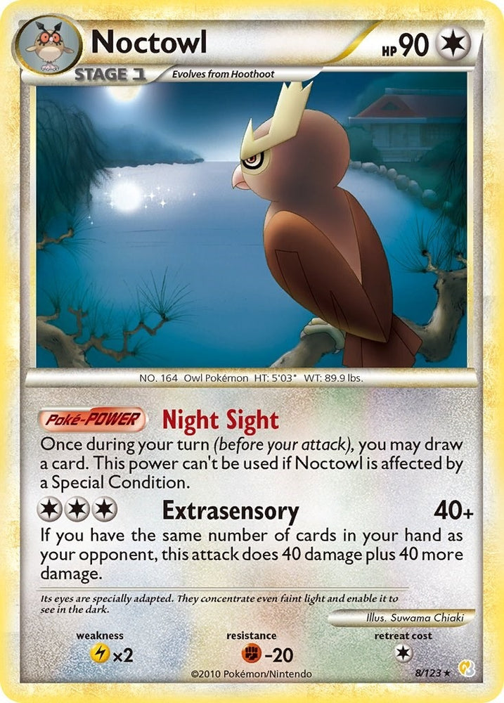 Image for Noctowl (8/123) [HeartGold SoulSilver]