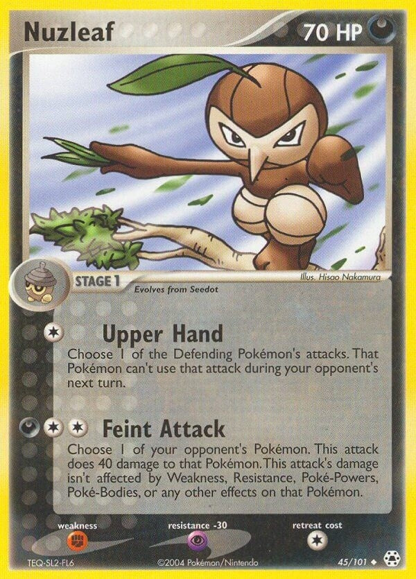 Image for Nuzleaf (45/101) [Hidden Legends]