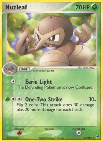 Image for Nuzleaf (43/107) [Deoxys]