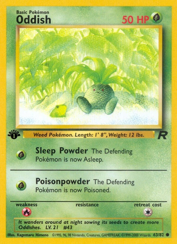 Image for Oddish (63/82) [Team Rocket]